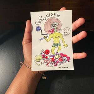 Supreme x Daniel Johnston sticker